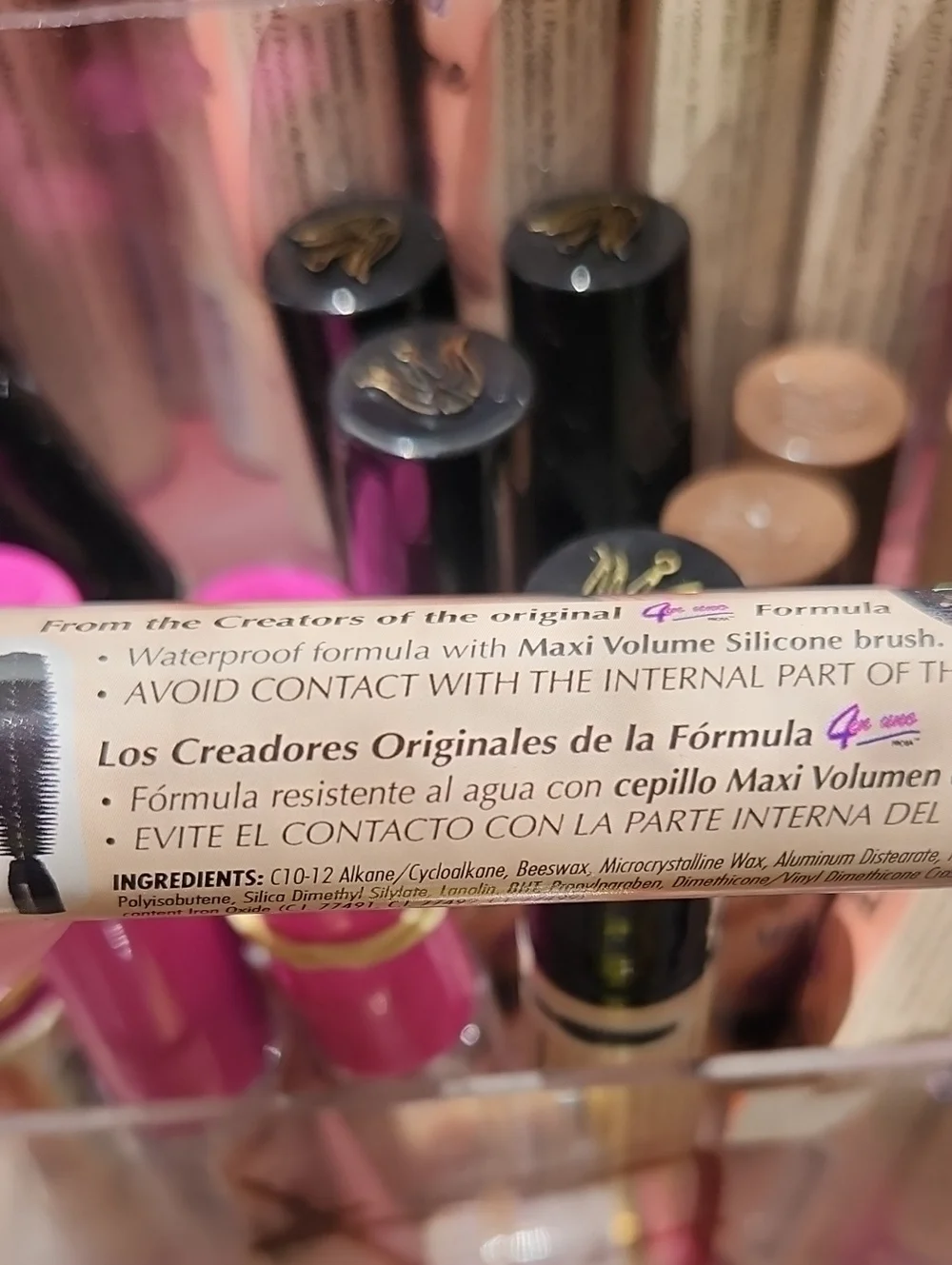 PROSA Mascara Maxi-Volume Silicone in Fiusha and Beige